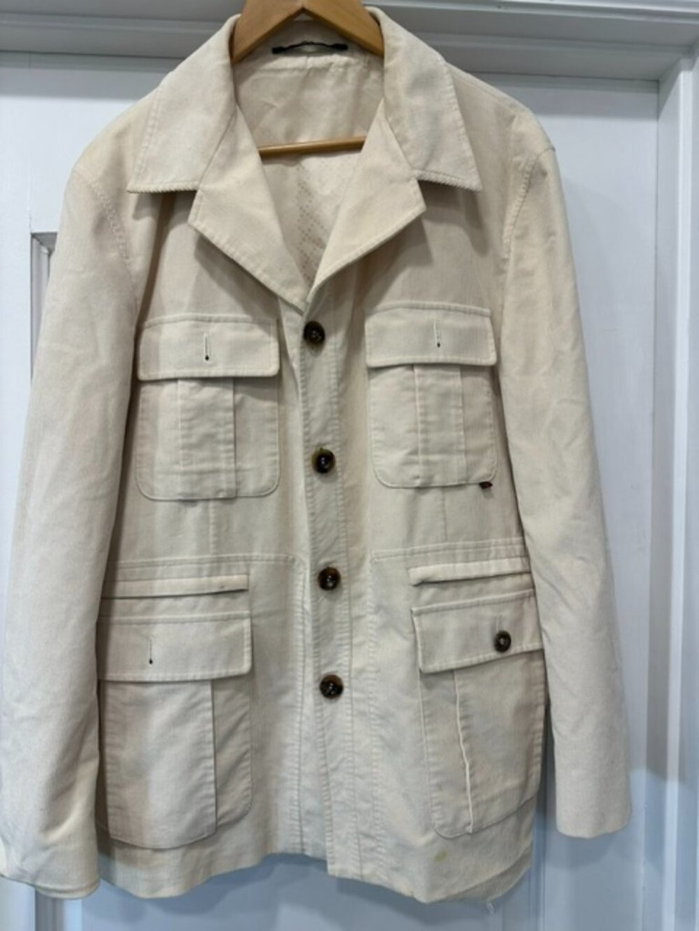 GUCCI Vintage Men's Corduroy Safari Jacket